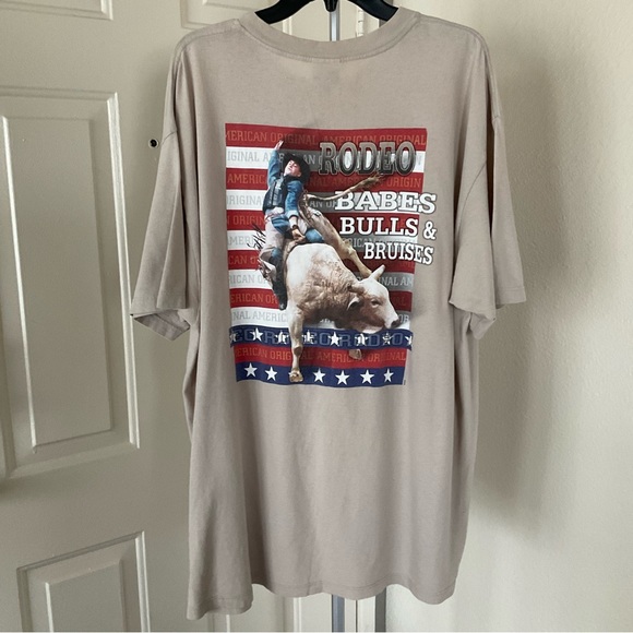 Wrangler Other - Vintage Wrangler 2000 3Bs of rodeo “babes bulls bruises” t shirt USA. 2XL